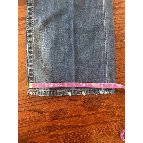 NWT True Religion Size 36 - Color Blue Atlas- Straight Flap - Picture 3 of 9
